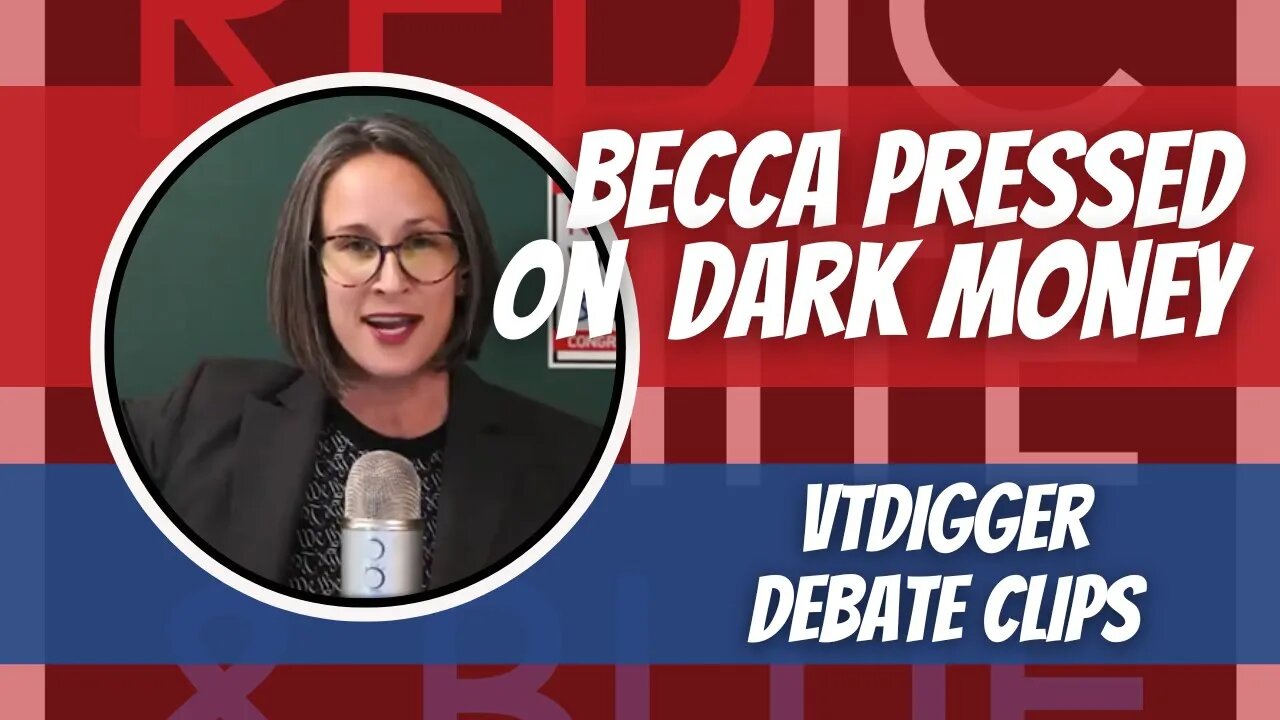 Becca Pressed on Dark Money - Debate Clips