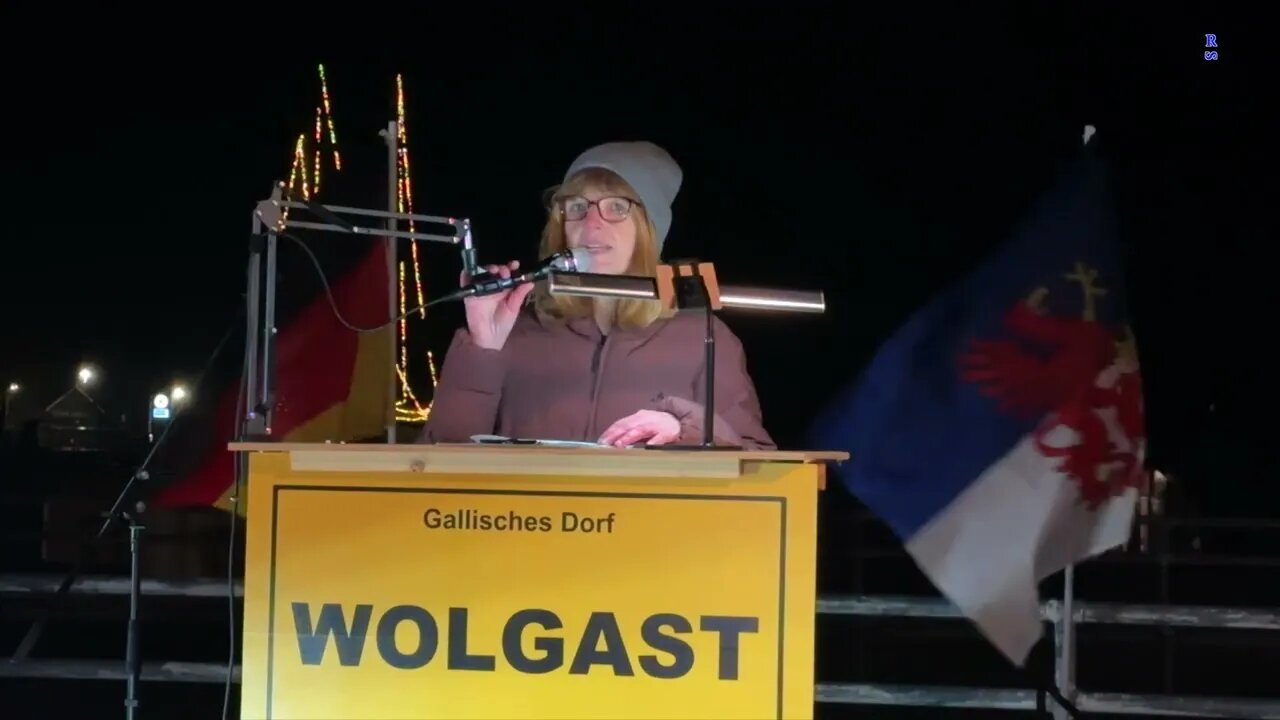 Wolgast - Redebeitrag von Anja aus Rostock 29. 11.2022