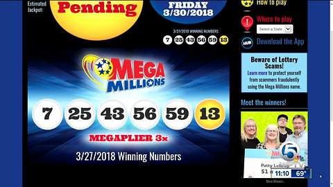 $458M jackpot numbers drawn