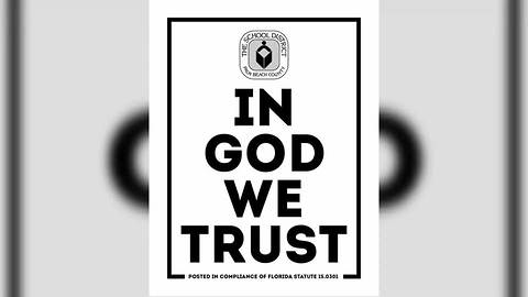 'In God We Trust' signs now in all Florida schools