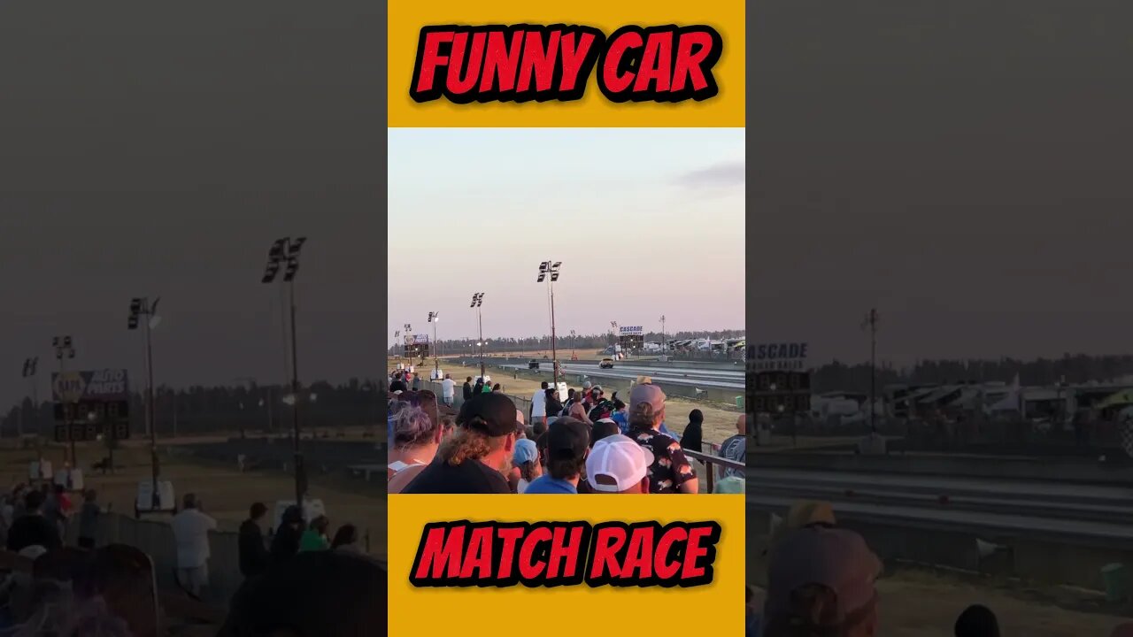 Ford vs. Chevy Funny Car Match Race! #shorts