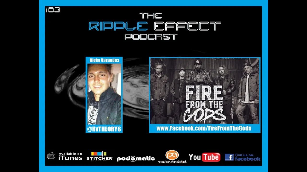 The Ripple Effect Podcast #103 (AJ Channer from FIRE FROM THE GODS)