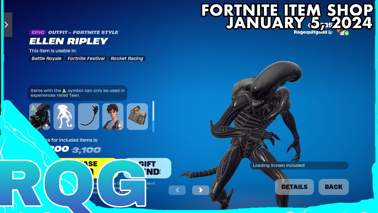 IN SPACE STUFF IS BACK… KIND OF😅 FORTNITE ITEM SHOP (January 5, 2024)