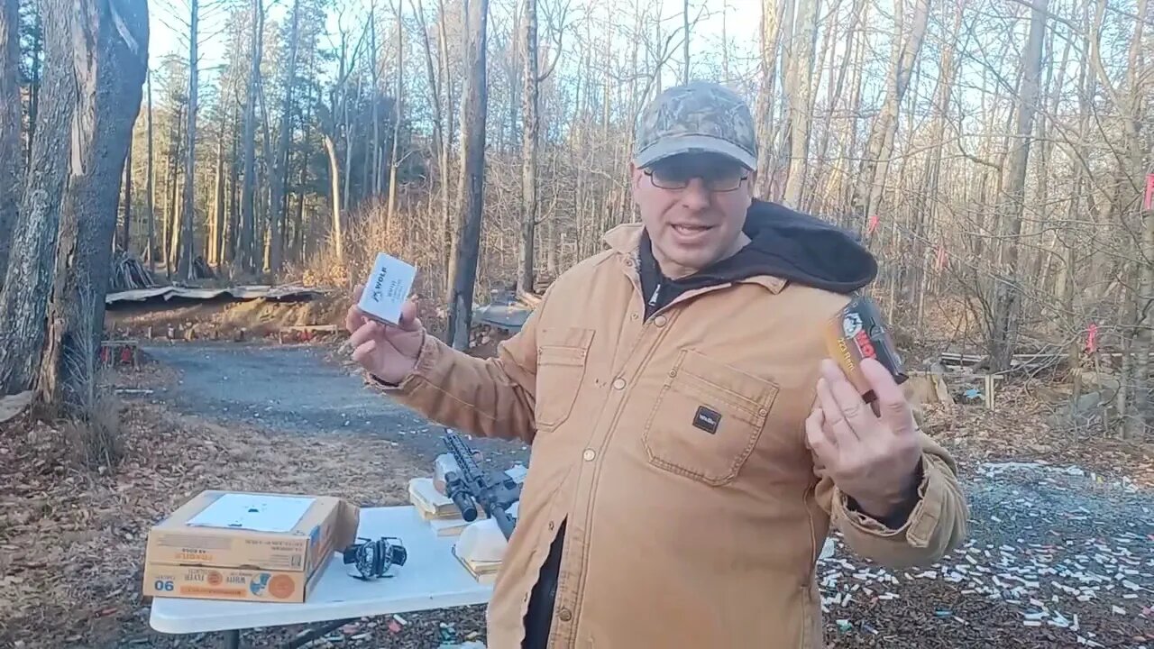 Wolf Gold 223 ammunition... 1 moa accuracy