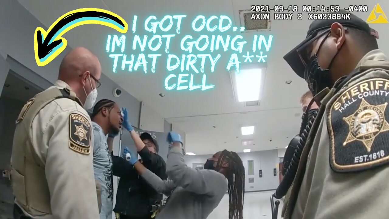 OCD Man Has An Extreme Meltdown Over A Dirty Jail Cell