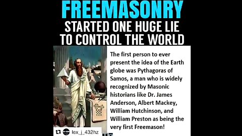 FREEMASONRY STARTED ONE HUGE LIE TO CONTROL THE WORLD