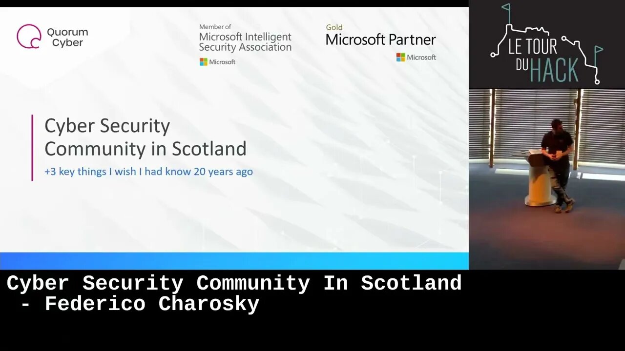 Cyber security Communities in Scotland by Ben Docherty LTDH22 Opening Keynote