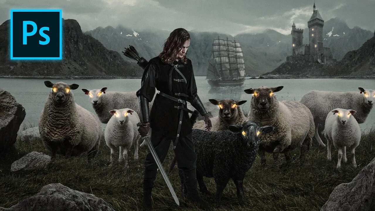 Black Sheep - Photo Manipulation Speed Art