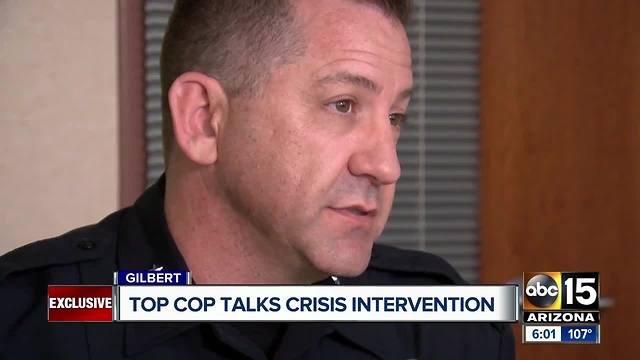 Gilbert police chief talks crisis intervention