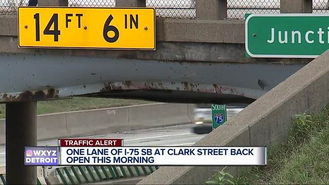 I-75 back open in southwest Detroit for now