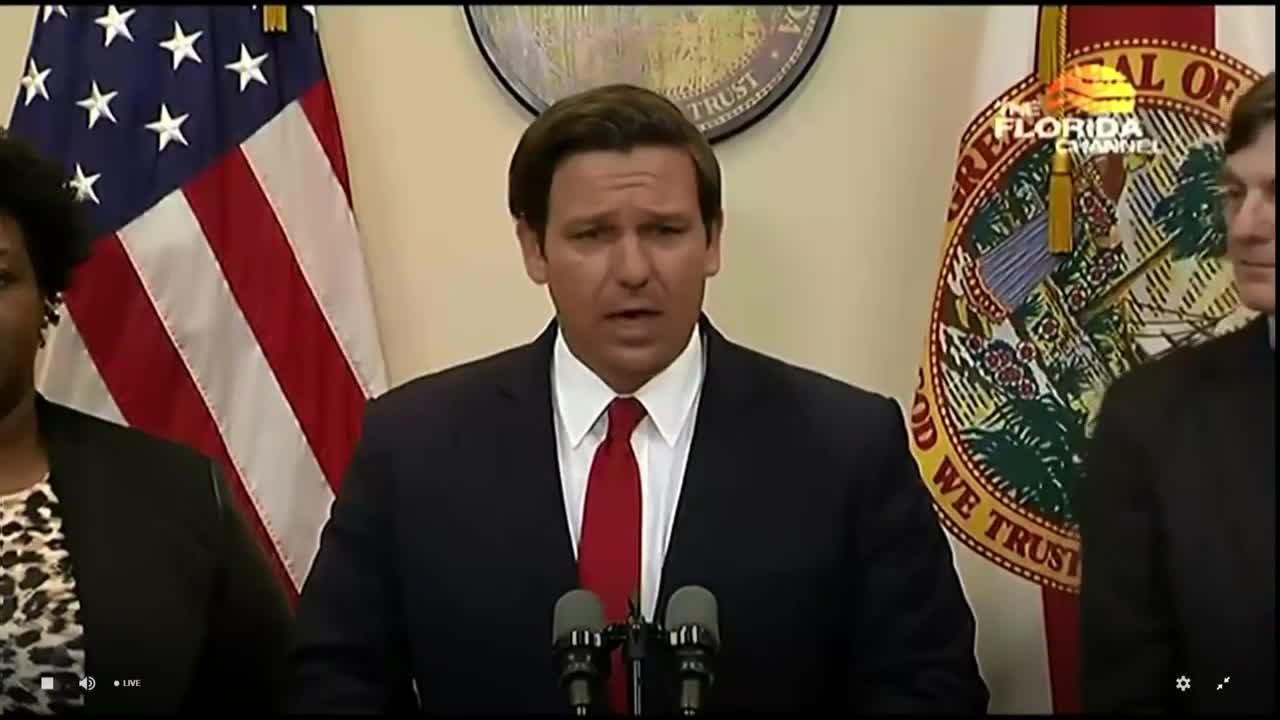 NEWS CONFERENCE: Gov. DeSantis holds Monday briefing on coronavirus (34 minutes)