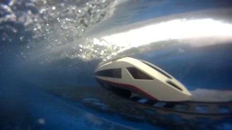 Lego Underwater train Underwater shots by day