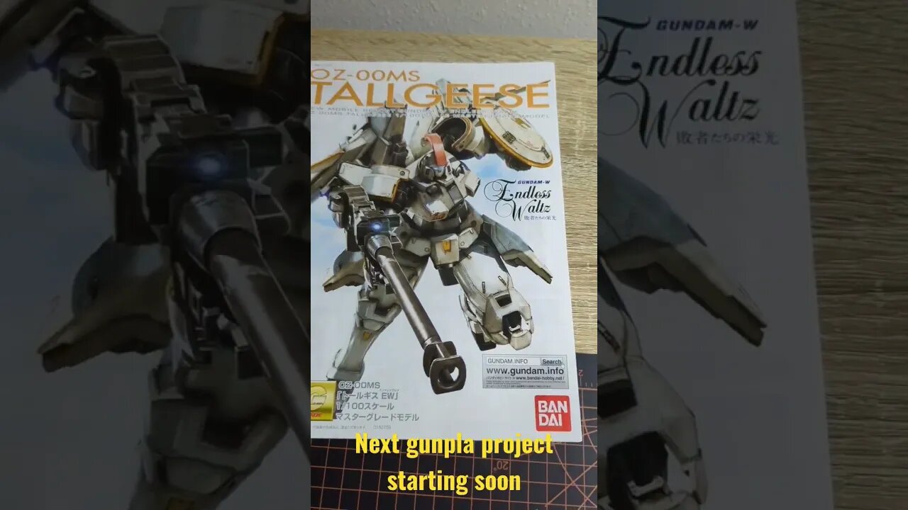 MG Tallgeese Endless Waltz starting soon #gundam #gunpla #modelbuilding