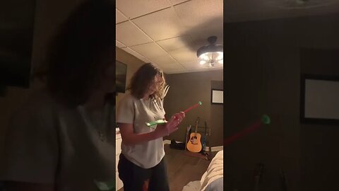 GUITAR CAME IN LIKE A LAUGH TRACK Video By scrogginz #Shorts