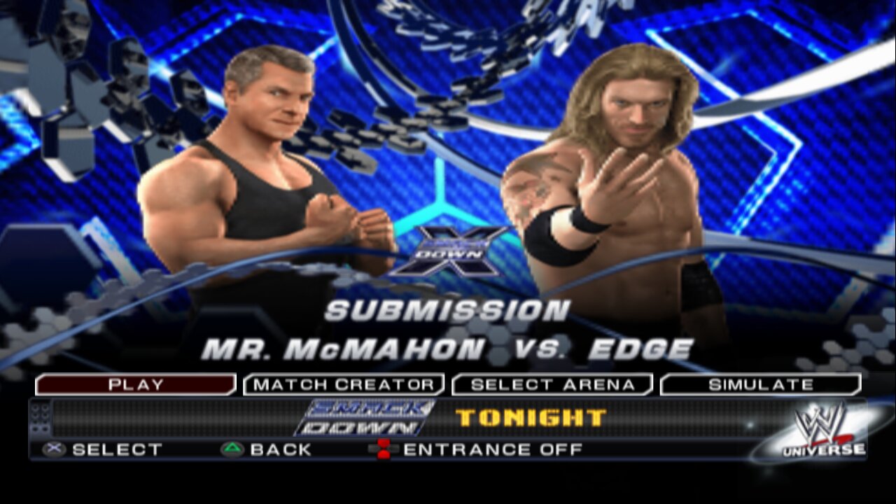 WWE SmackDown vs Raw 2011 Mr. McMahon vs Edge