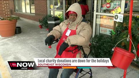 Chartiy donations are down this holiday season