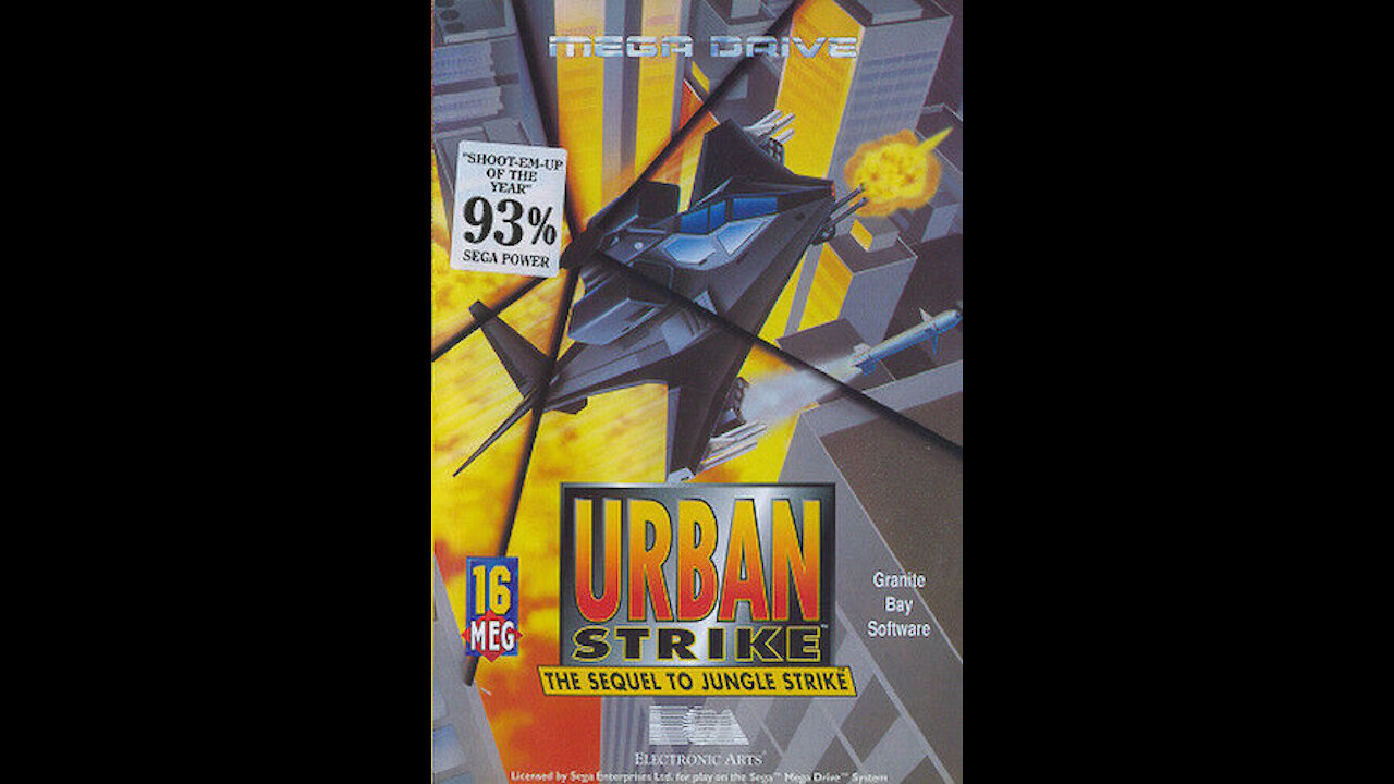 Urban Strike Sega Mega Drive Genesis Review