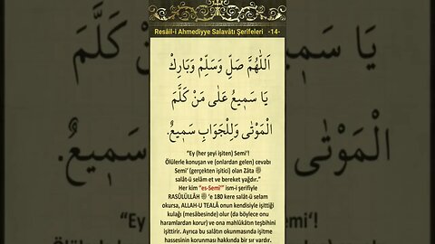 Düğümleri Çözen Salavatlar-14