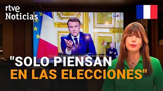 FRANCIA: MACRON dice que agotará su MANDATO y designará otro PRIMER MINISTRO en los "PRÓXIMOS DÍAS"