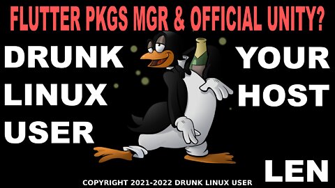 FLUTTER PKGS MGR & OFFICIAL UNITY?