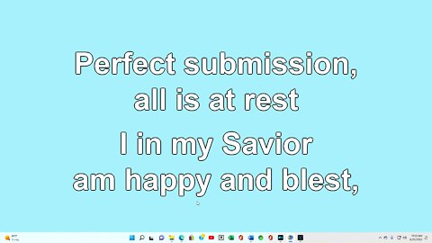 Blessed Assurance Verse 3