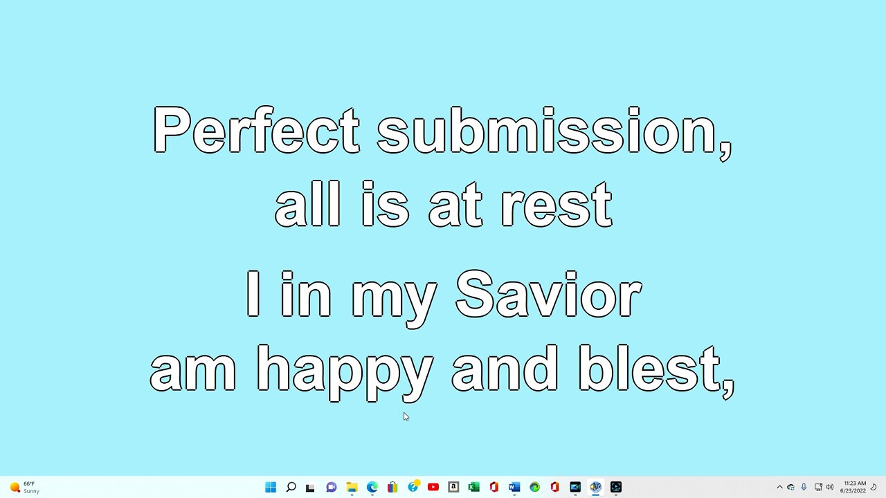 Blessed Assurance Verse 3