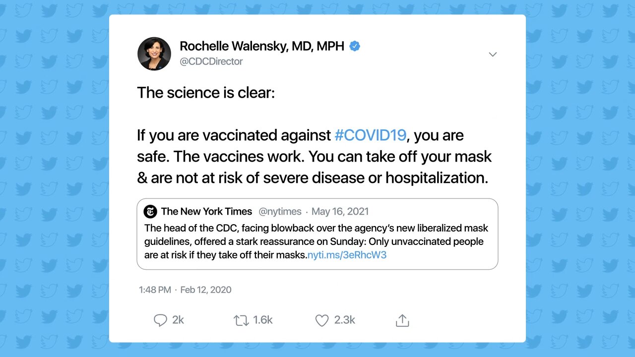 VSRF Spotlights The CDC's Declining Confidence In The Vaccines' Efficacy