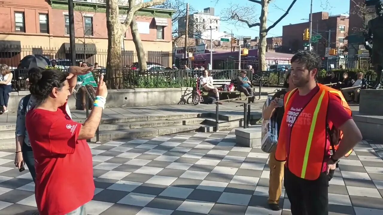 ‎@djelf7 at the AOC rally Athens Park 4/12/23 @djelf7