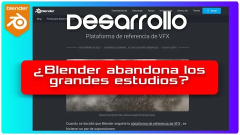 Blender quiere estar al dia con su desarrollo ¿porque es esto malo para los estudios?¿es malo?