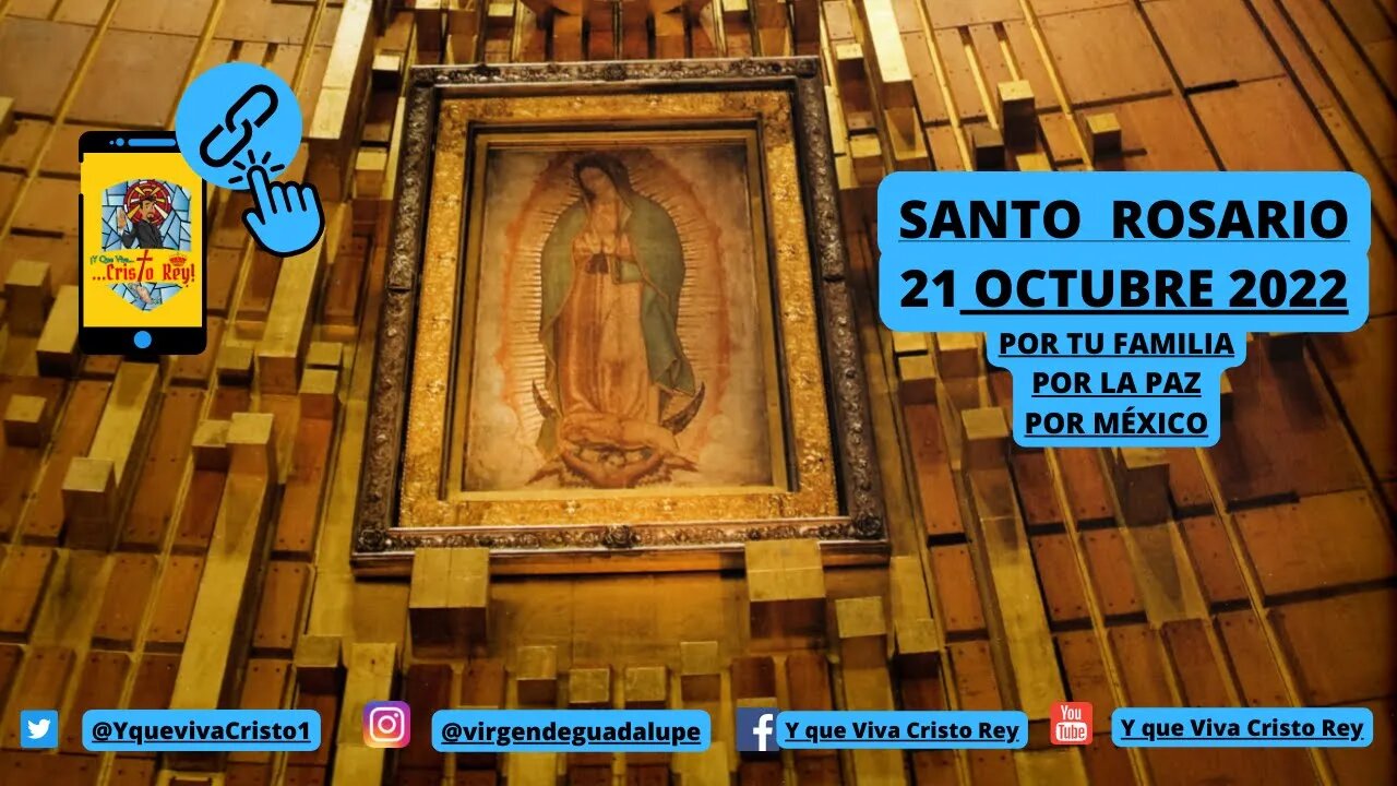 SANTO ROSARIO HOY VIVA CRISTO REY #Rosario #rosariohoy #ROSARIO #vivacristorey #iglesia #dolorosos