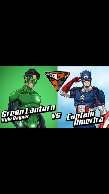GREEN LANTERN, Kyle Rayner Vs. CAPTAIN AMERICA - Comic Book Battles: Who Would Win In A Fight?