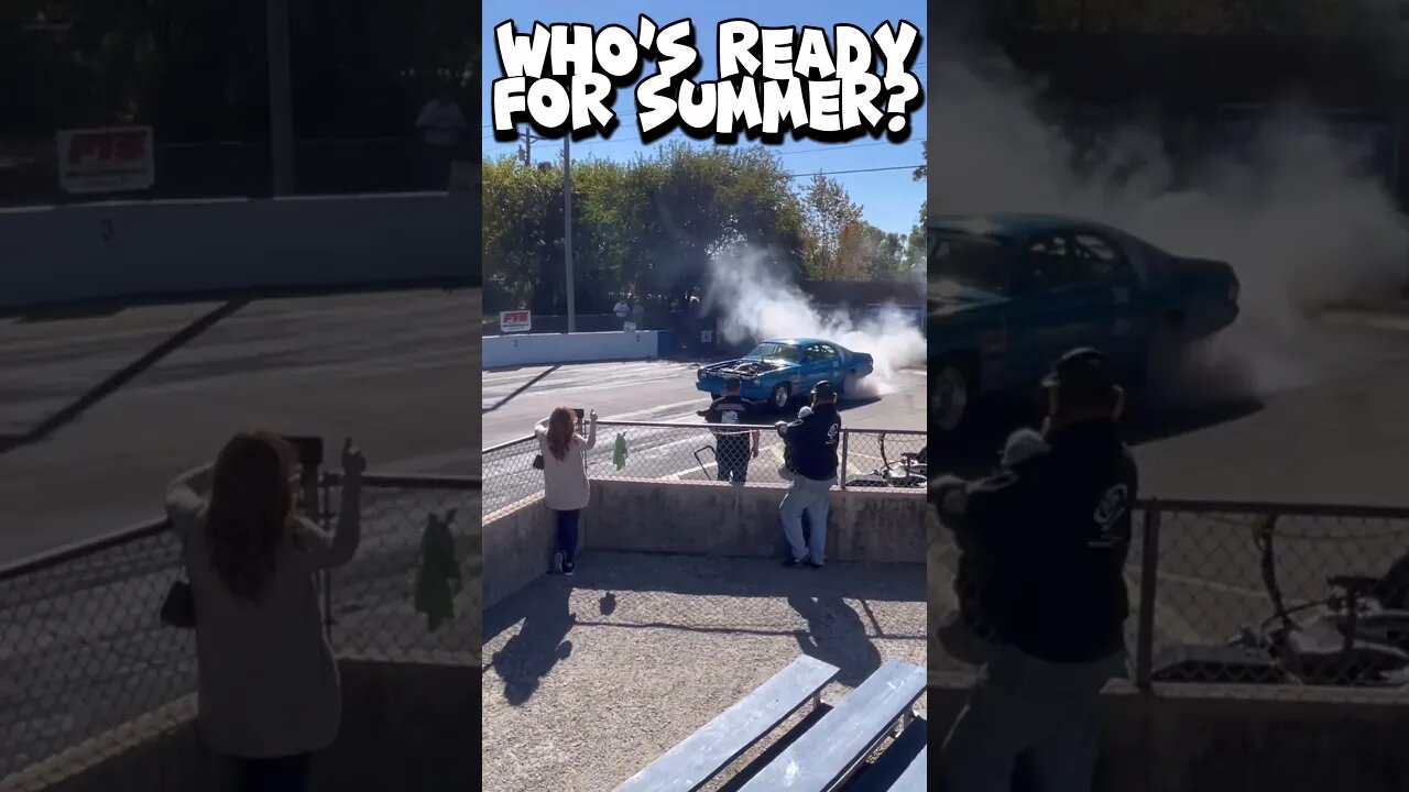 Who’s Ready For Summer? Almost Time for Drag Racing and Burnouts! #shorts