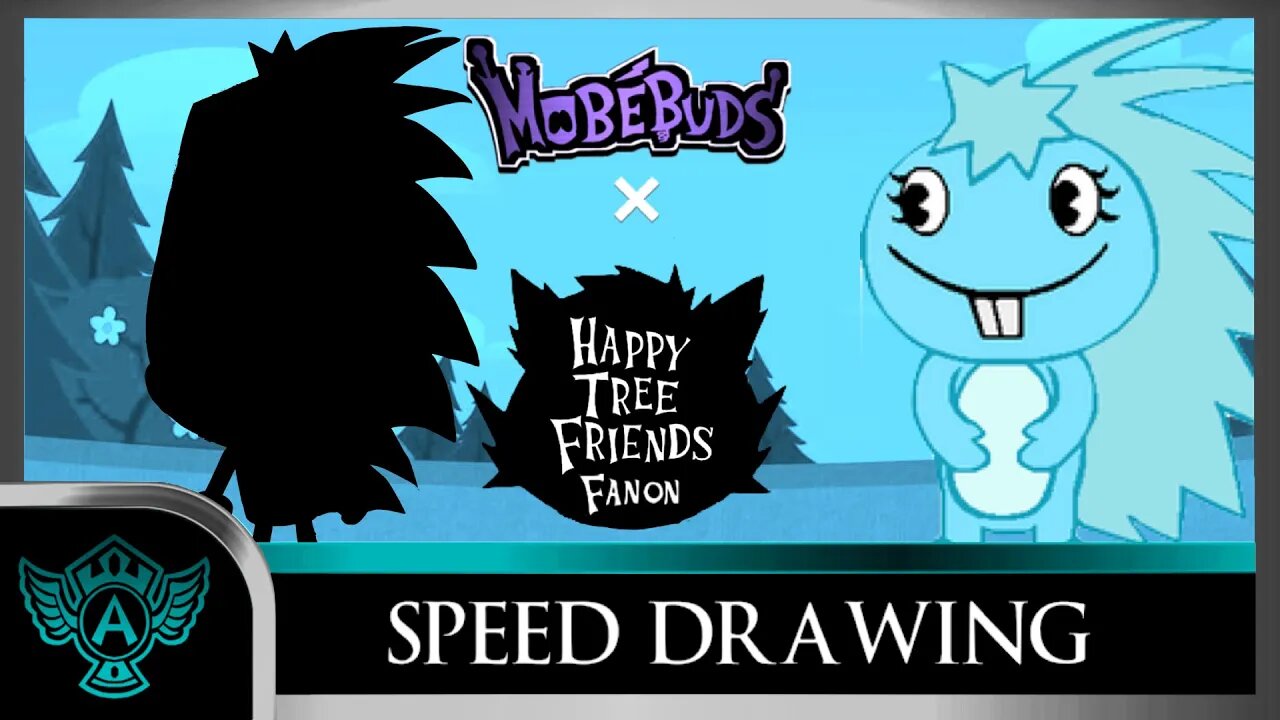 Speed Drawing: Happy Tree Friends Fanon - Aqua | Mobebuds Style