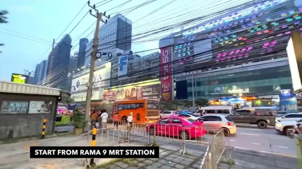【🇹🇭 = 4K】The = Best Night Market in Bangkok Thailand 2022 Jodd Fairs Pha Ram 9