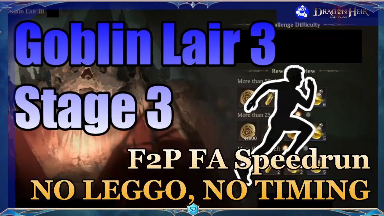 👿Season 2 F2P Goblin Lair 3-3 SPEED RUN NO LEGGO 👿