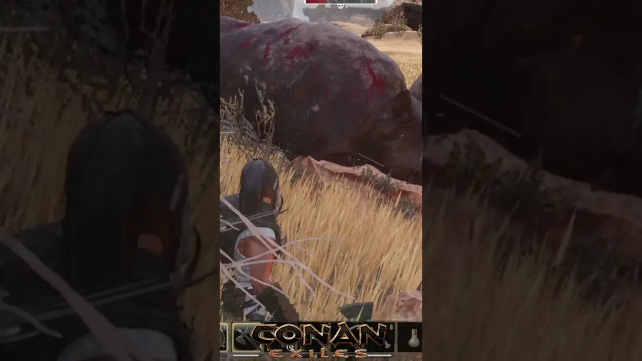 Hipopótamo ou rinoceronte - #conanexilesgameplay #conanexiles #gameplay