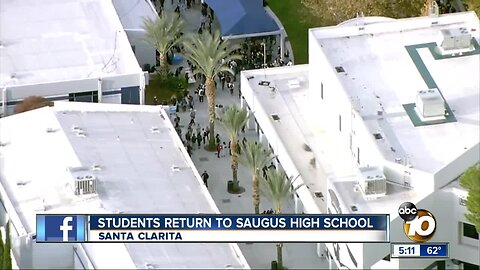 Students return to Saugus High
