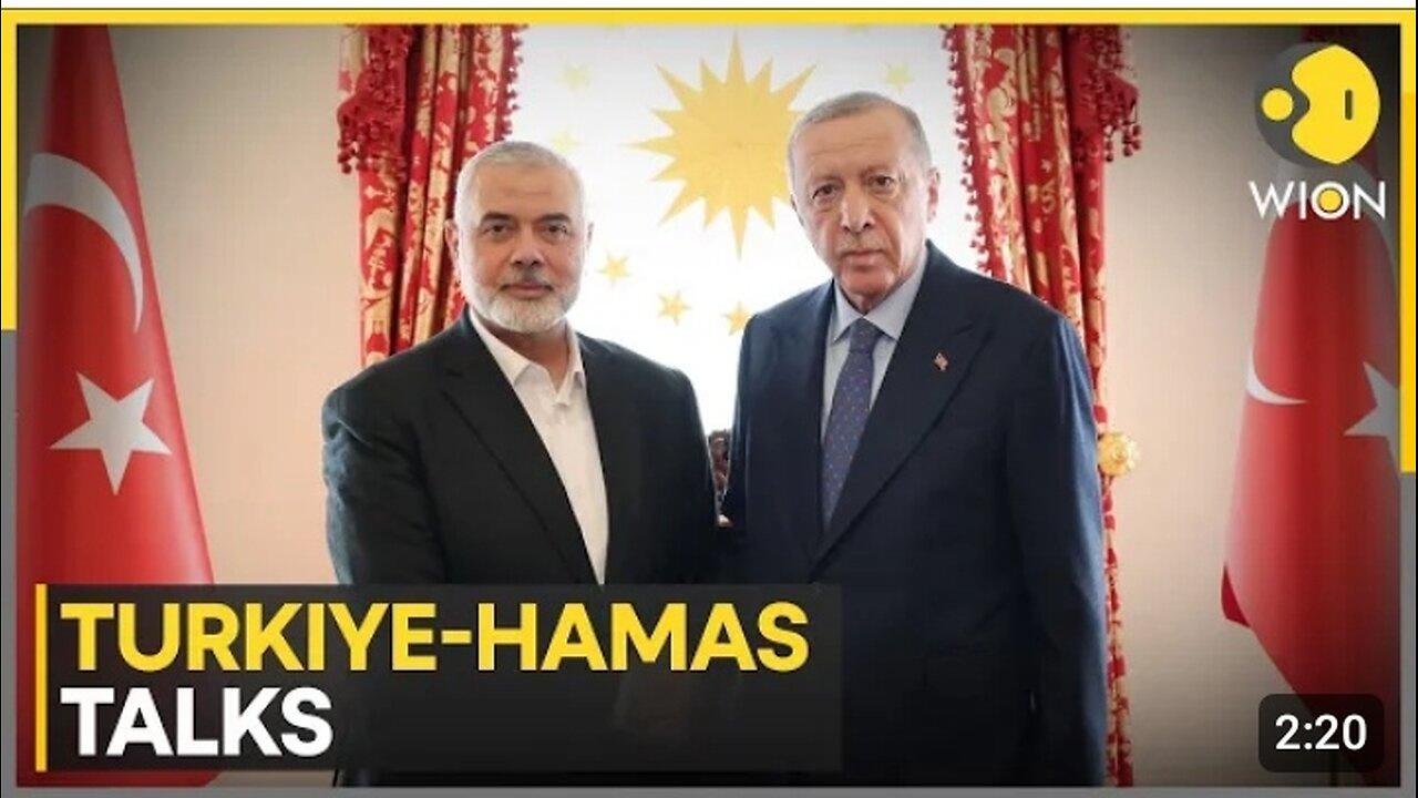 Isreal War: Erdogan meets Hamas leader, first meeting since Isreal's Gaza campaign