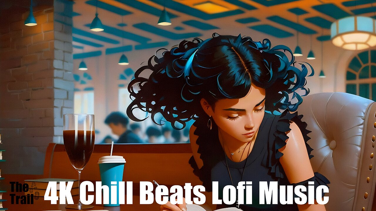 4K Chill Beats Lofi Music - Reel Two Reel | (AI) Audio Reactive | Style Vallejo, Mullins, Berkey