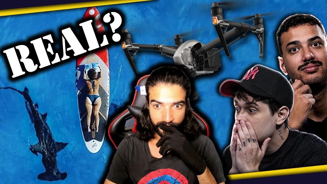 YERIK REACT - Esses DRONES FILMARAM o que NINGUEM VIU !!