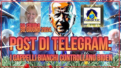 NEW 02/05/2024 SIERRA Post di Telegram: I cappelli bianchi controllano Biden
