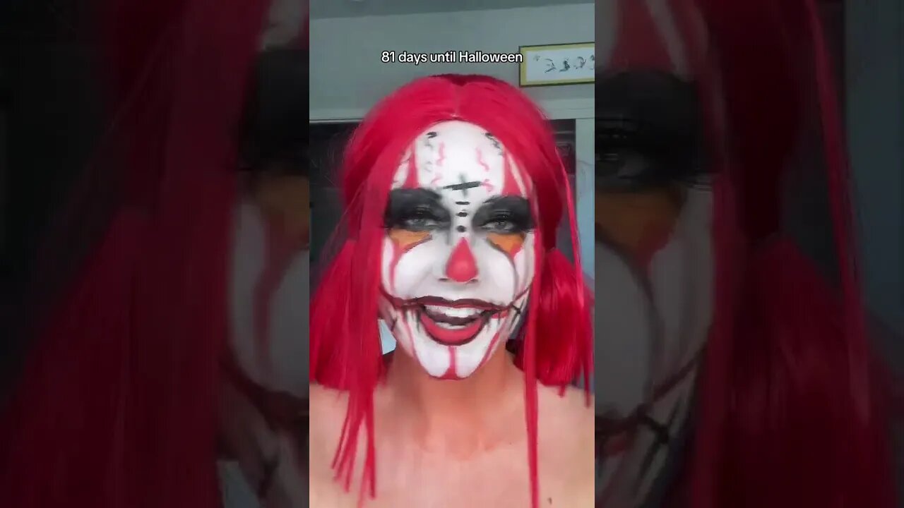 CLOWN HALLOWEEN MAKEUP #makeuptransformation