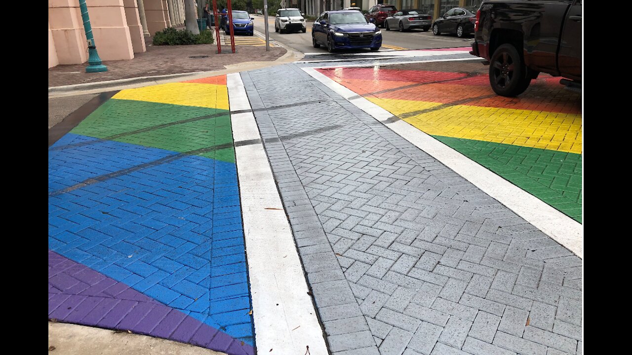 Police make arrest in Pride crosswalk vandalism