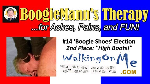 #14 WalkingOnMe: 2nd Place Winner! BoogieMann Therapy Ashiatsu Music Video...for Aches, Pains & FUN!