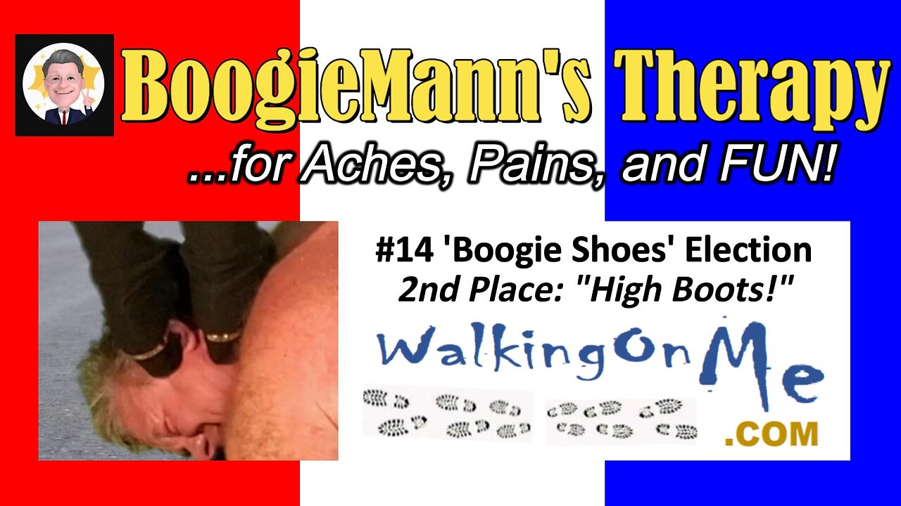 #14 WalkingOnMe: 2nd Place Winner! BoogieMann Therapy Ashiatsu Music Video...for Aches, Pains & FUN!