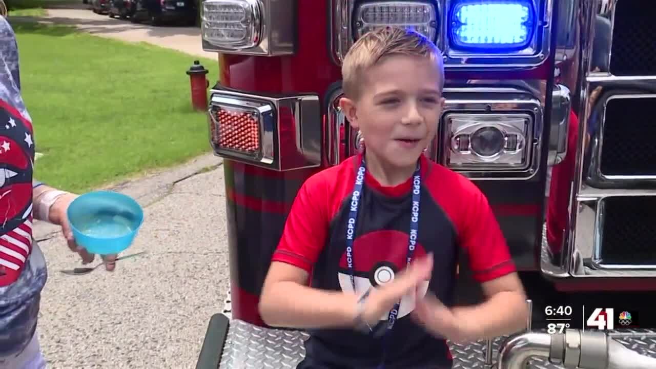 7-year-old boy beats lymphoma