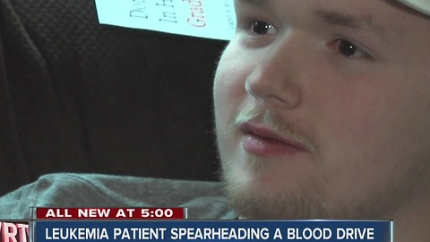 Leukemia patient spearheads blood drive