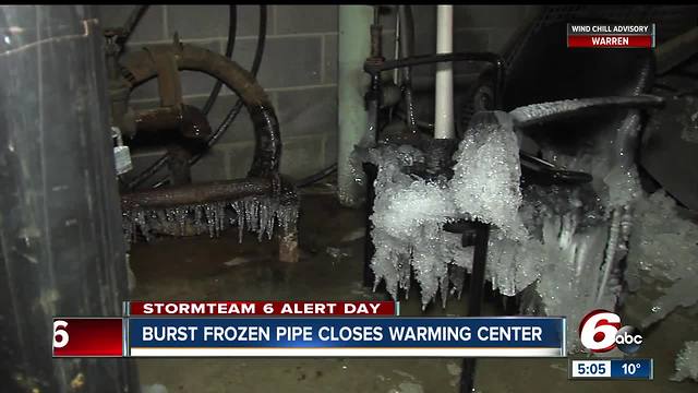 Salvation Army closes after frozen pipe bursts