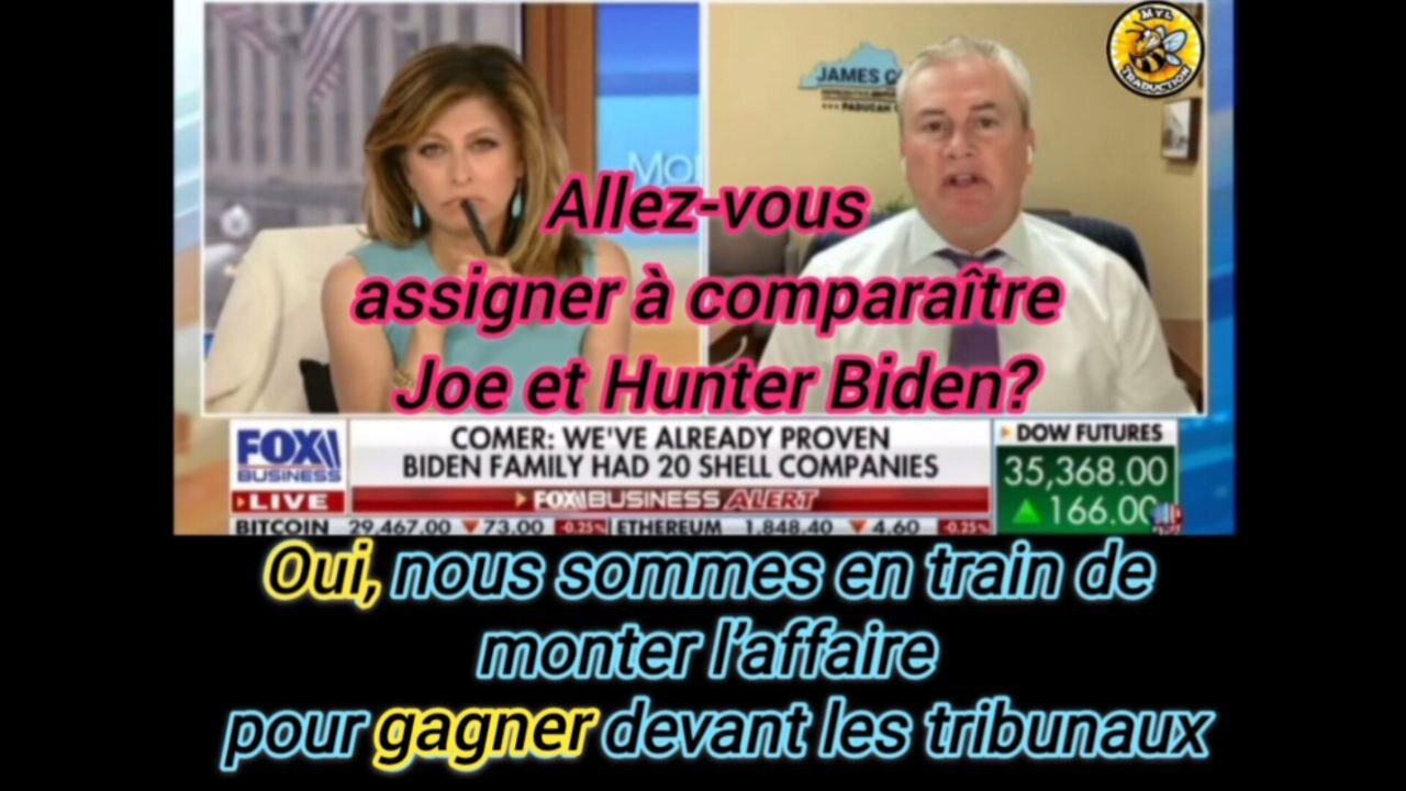 Allez-vous assigner à comparaître Joe et Hunter Biden?