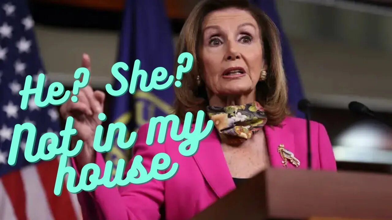 Pelosi BANS the English language; no longer allows mentions of gender (UL political shorts)